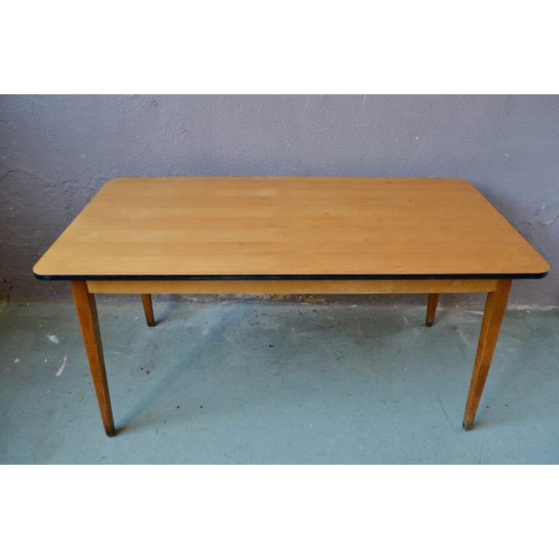 Vintage Table with Compass Feet for sale at Pamono
