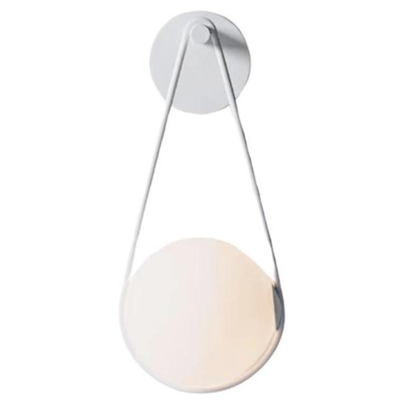 White Corda Wall Lamp by Wentz for sale at Pamono