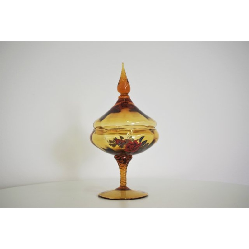 Bonbon Dish in Murano Glass, 1950s for sale at Pamono