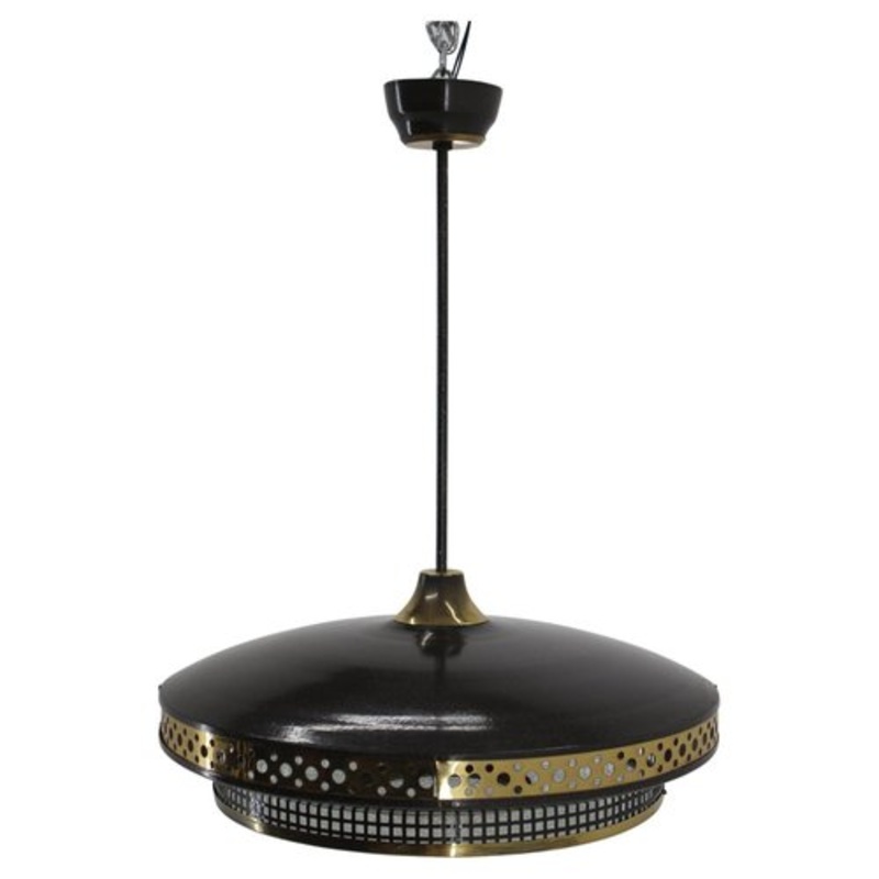 Czechoslovakian Pendant Lamp by Ludib, 1970s for sale at Pamono