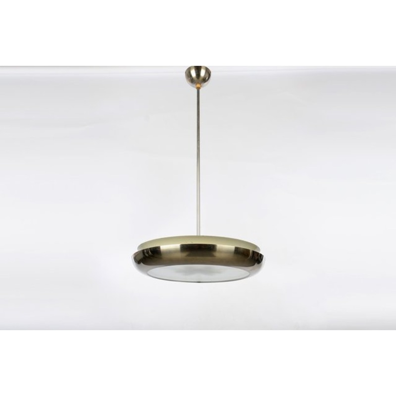 Large Bauhaus Pendant by Josef Hurka for Napako, 1940s for sale at Pamono