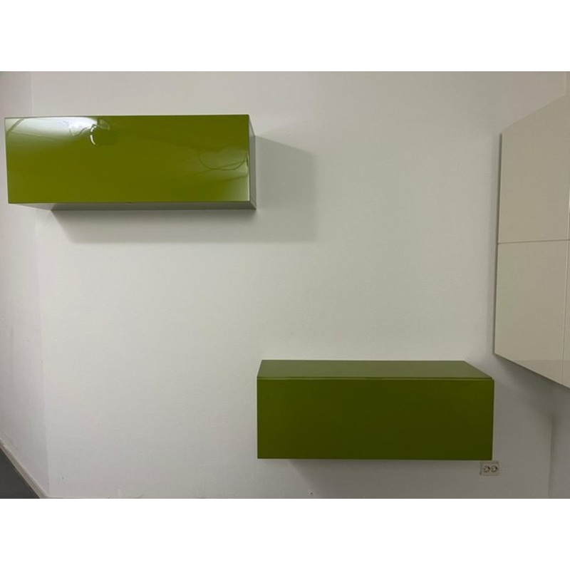 Lilac Wall Units in Green from Hulsta, Set of 2 for sale at Pamono