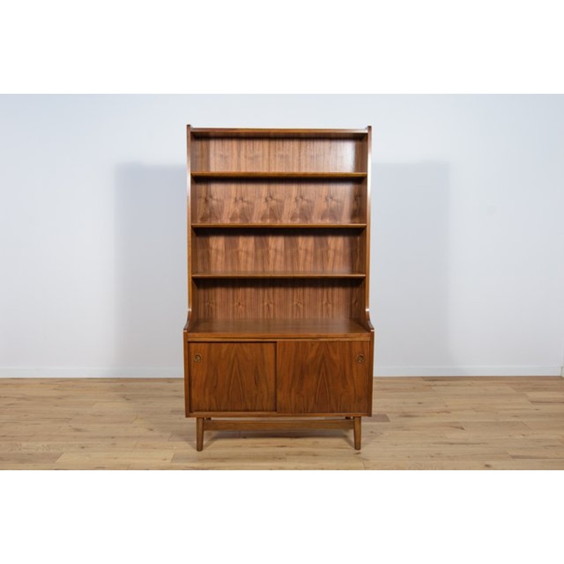 Mid-Century Walnut Shelf by Johannes Sorth for Bornholm, 1960s for sale at Pamono
