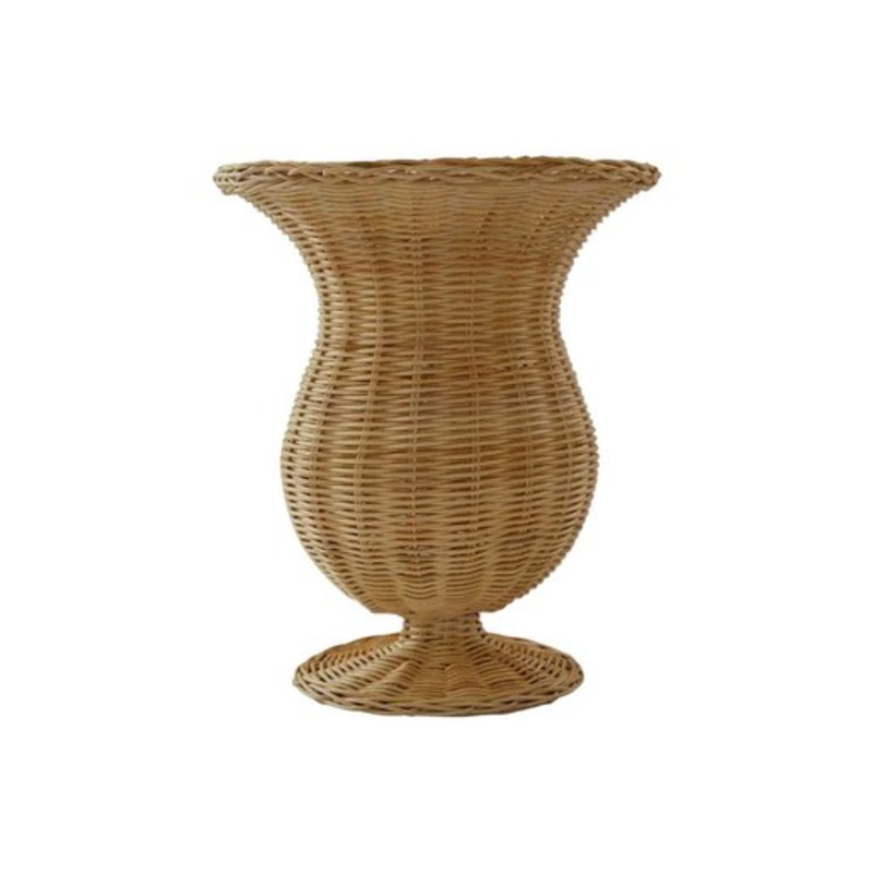 Olympia Rattan Vase by Mahe for sale at Pamono