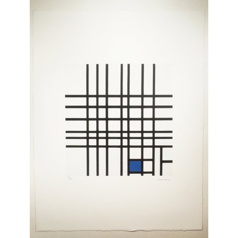 Piet Mondrian, Composition, Lithograph, 1970s for sale at Pamono
