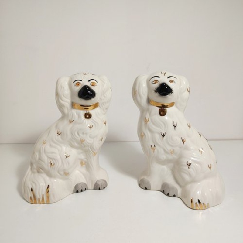 Porcelain King Charles Spaniels, 1960s, Set of 2 for sale at Pamono