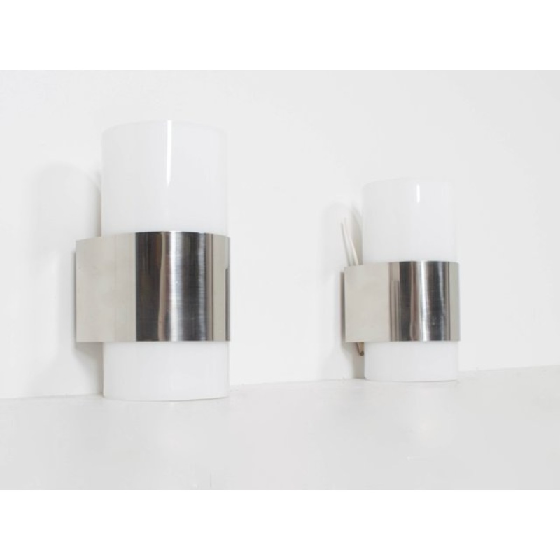 Spanish Methacrylate Wall Lamps from Metalarte, 1980s, Set of 2 for sale at Pamono