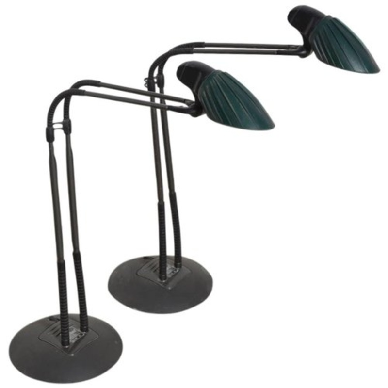 Tango Desk or Table Lamps by Stephan Copeland for Arteluce, 1980s, Set of 2 for sale at Pamono
