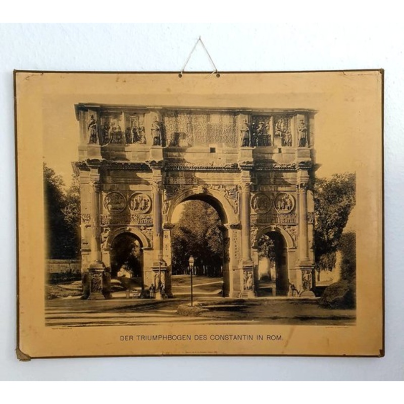 The Triumphbogen of the Constantin in Rome, 1897, Collotype Print for sale at Pamono