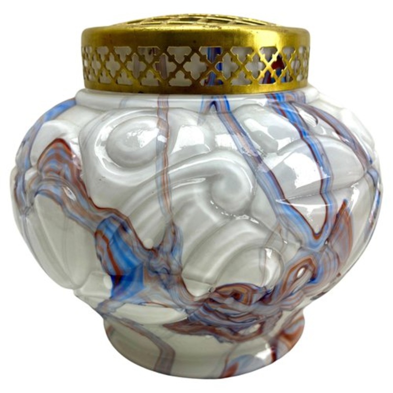 Vase with Grille by Heemskerk, 1930s for sale at Pamono