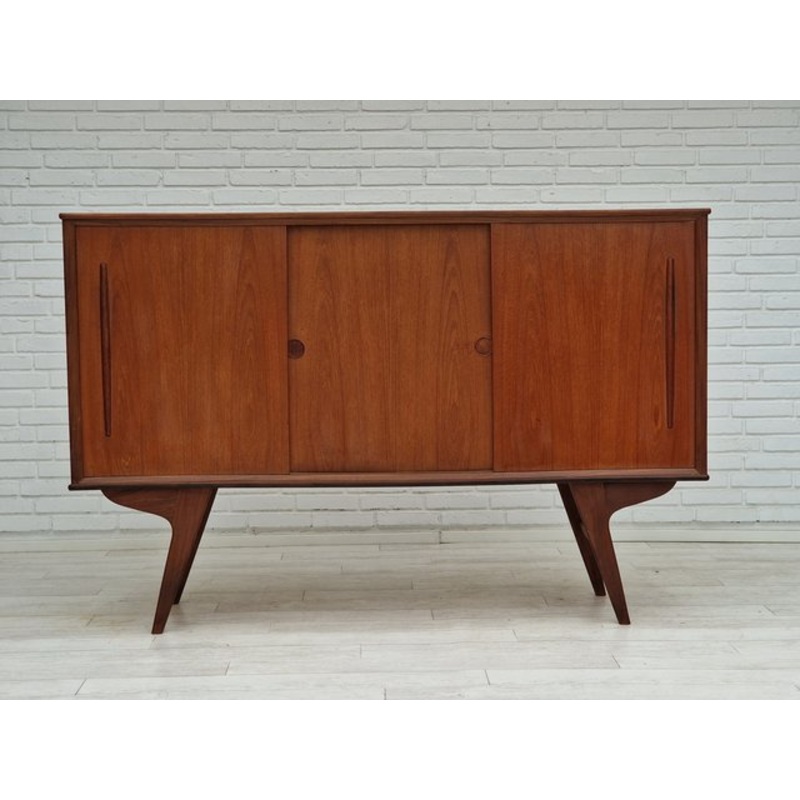 Vintage Danish Cabinet-Chest in Teak Wood, 19560s for sale at Pamono
