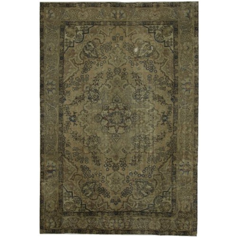 Vintage Hand-Knotted Middle Eastern Rug for sale at Pamono-SZS-2143281