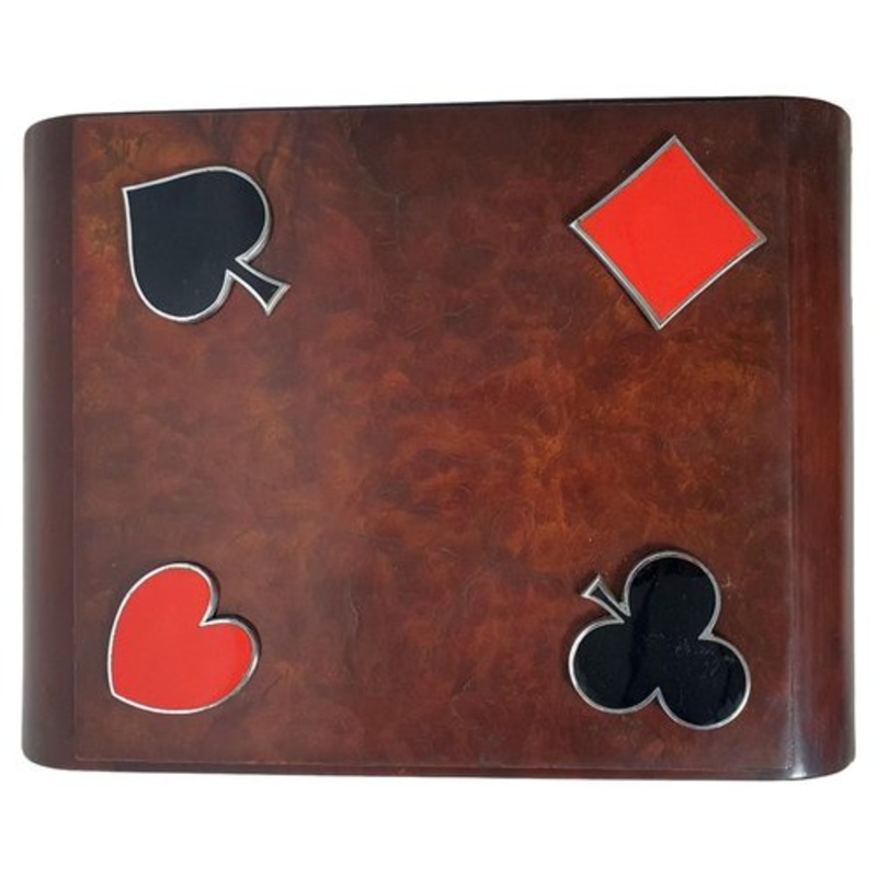 Art Deco Italian Playing Card Box, 1930s for sale at Pamono