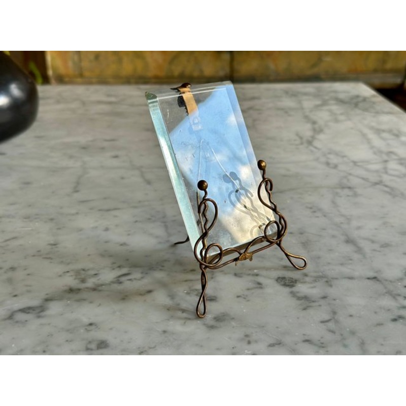 Art Nouveau Brass Picture Frame, Vienna, 1900s for sale at Pamono