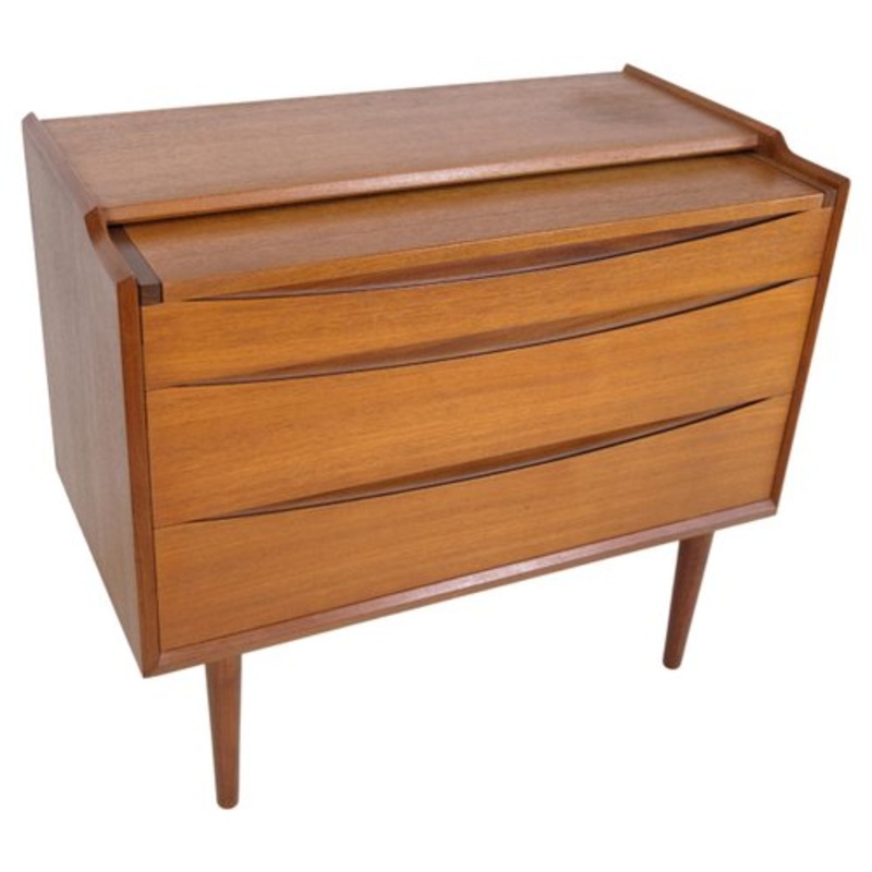 Dressing Table in Teak from lholm Furniture Factory, 1960s for sale at Pamono