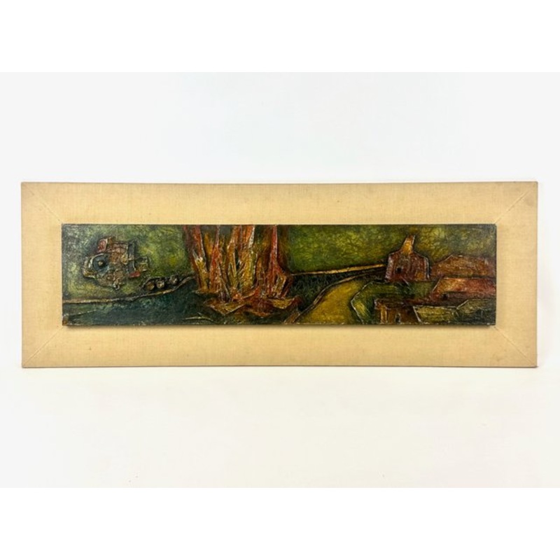 Expressionist Composition, 1969, Mixed Media for sale at Pamono