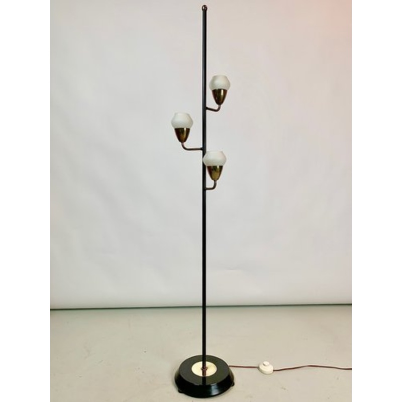 Mid-Century Danish Pole Floor Lamp for sale at Pamono