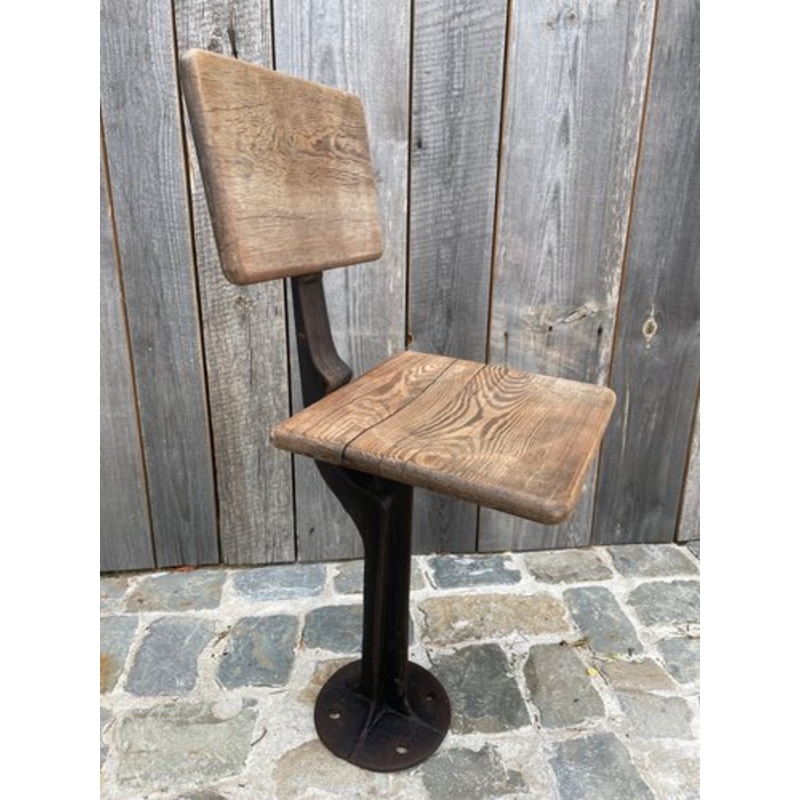 Small Folding Chair in Wood for sale at Pamono