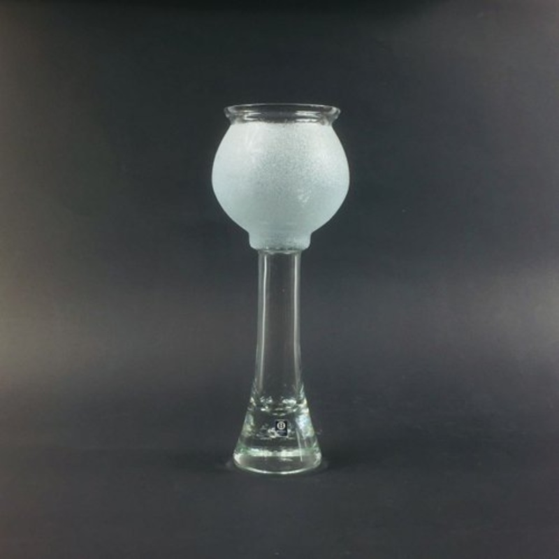 Swedish Glass Vase from Bergdala, 1960s for sale at Pamono