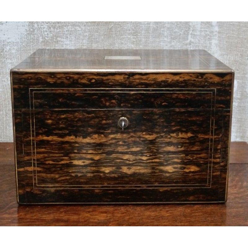 Victorian Coromandel Dressing Box, 1866 for sale at Pamono