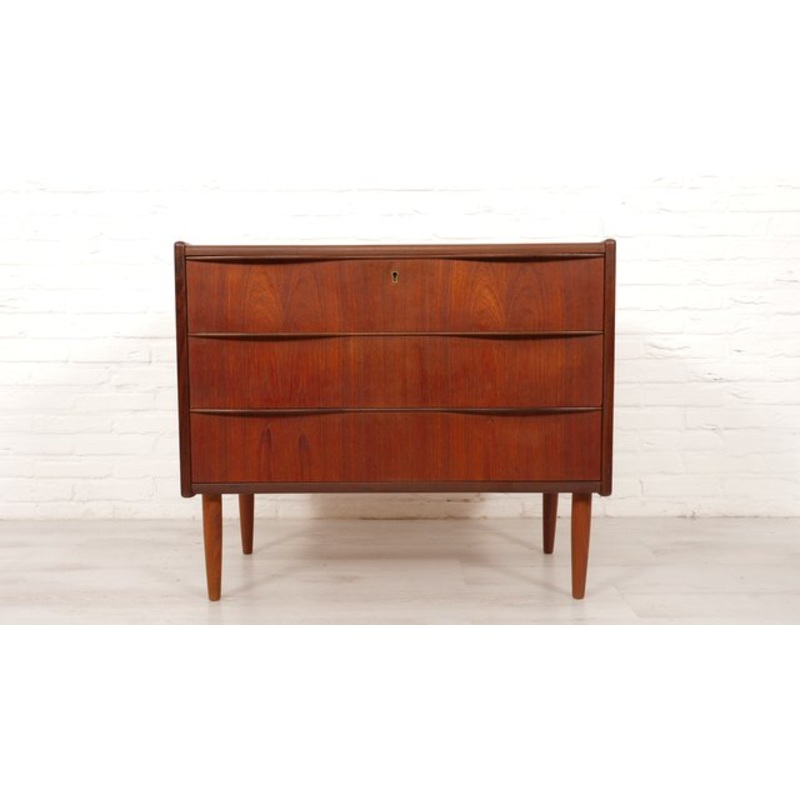 Vintage Danish Chest of Drawers in Teak for sale at Pamono-HPM-2158348