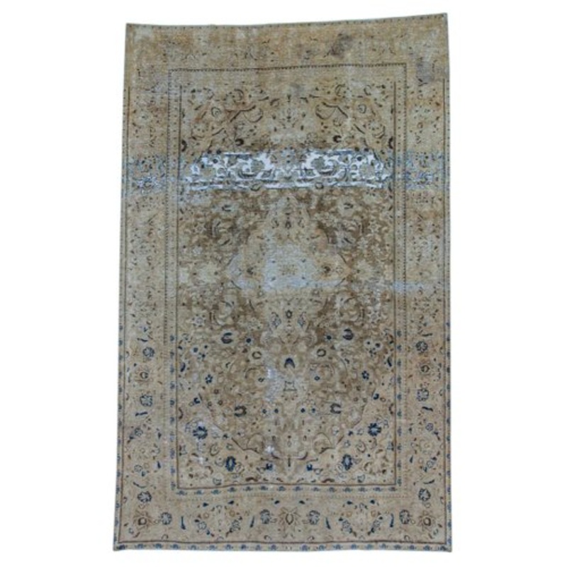 Vintage Hand-Knotted Middle Eastern Rug for sale at Pamono-SZS-2143220