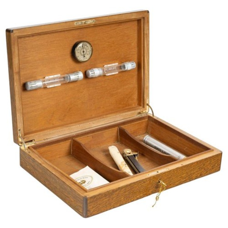 20th Century Cigar Case in Veneered Wood for sale at Pamono