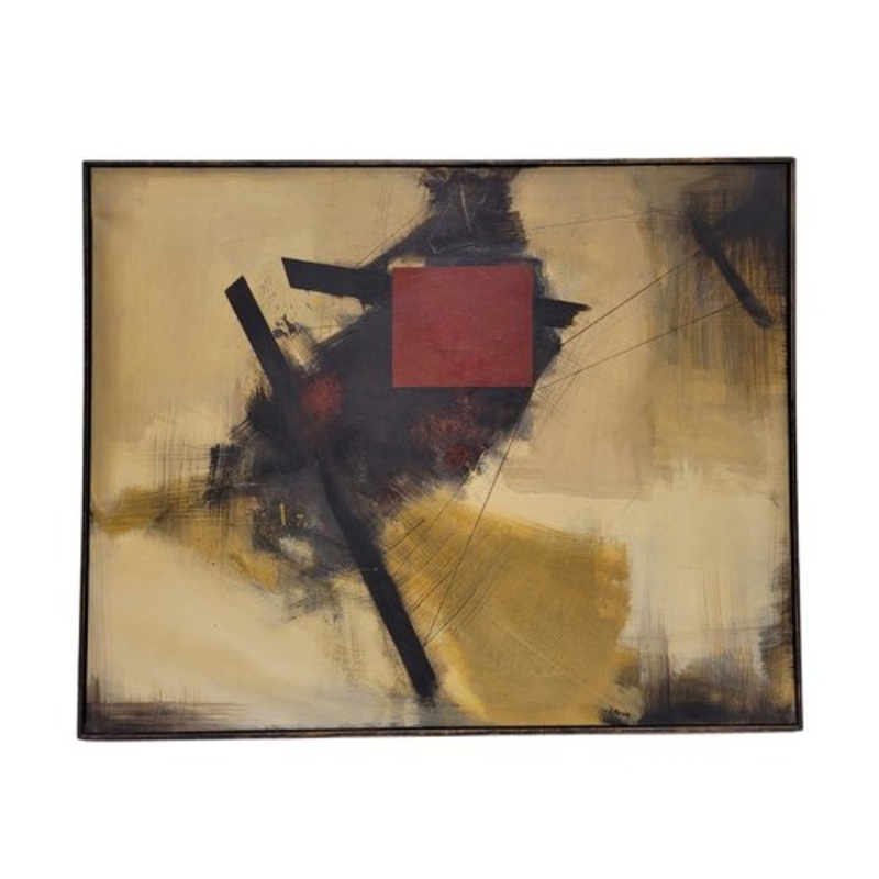 Andrs Mende, Informal Abstract Composition, 2015, Mixed Media for sale at Pamono