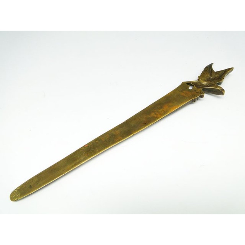 Art Nouveau French Figurative Letters Knife, 1890s for sale at Pamono-BKO-1673287