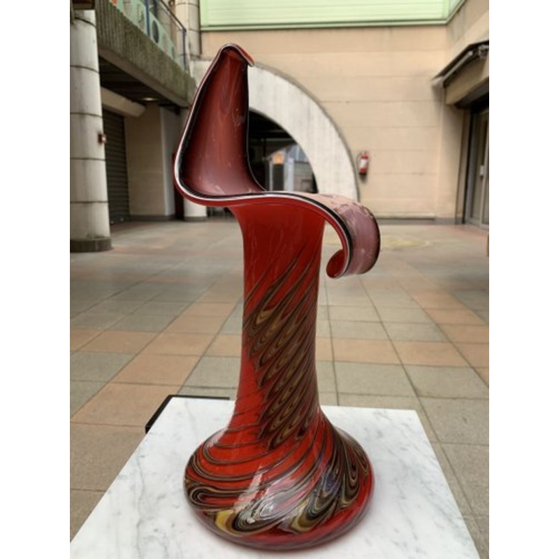 Arum Murano Glass Vase, 1950 for sale at Pamono