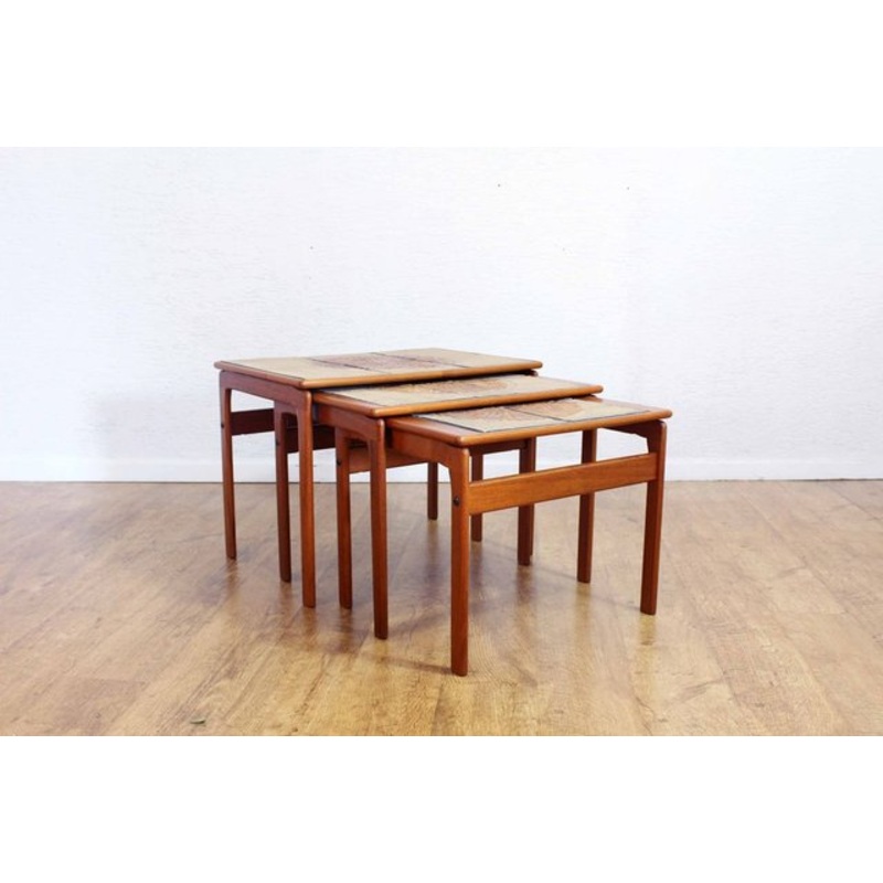 Danish Nesting Tables from Trioh, 1960s, Set of 3 for sale at Pamono