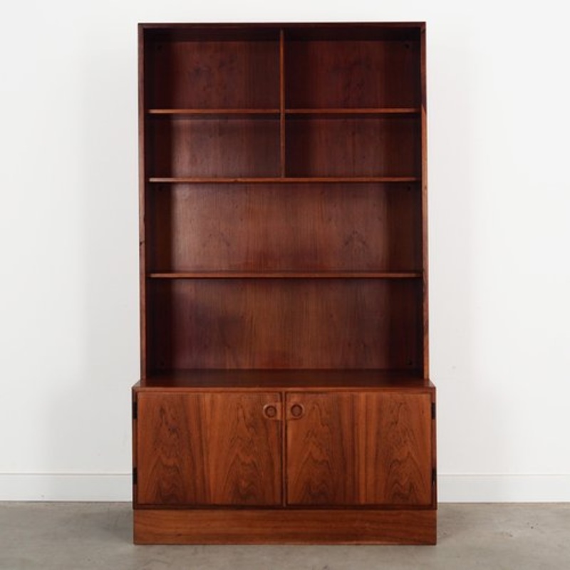 Danish Rosewood Bookcase attributed to Svend Langkilde, 1970s for sale at Pamono