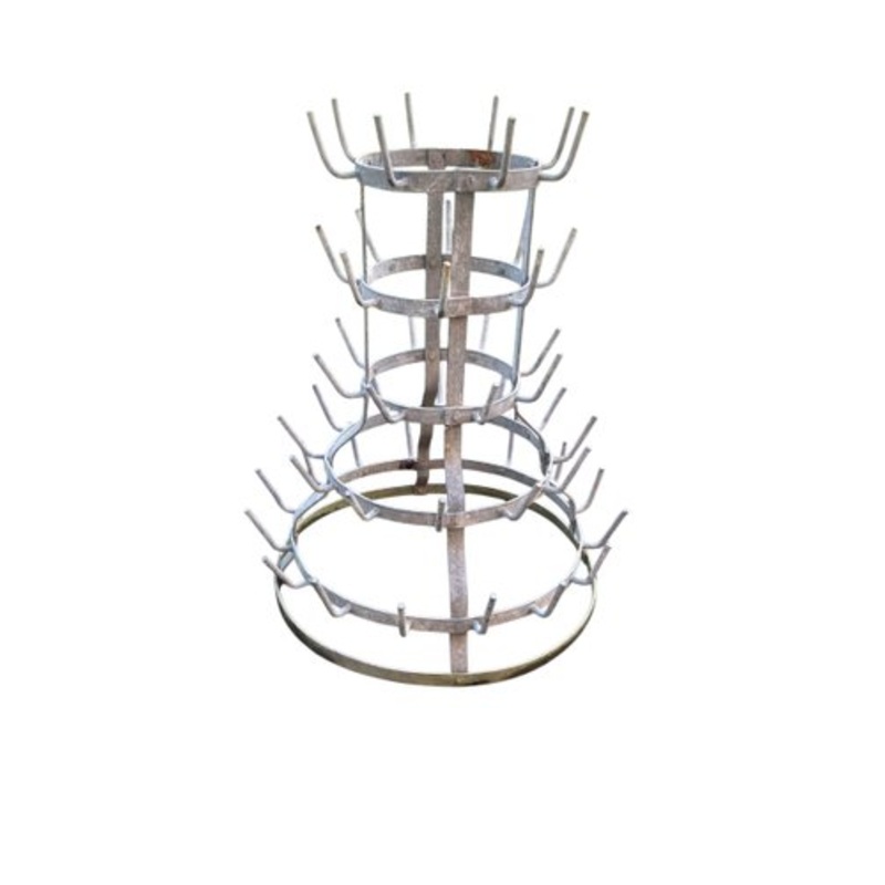 French 52 Peg Bottle Dryer Garden Sculpture, 1950 for sale at Pamono