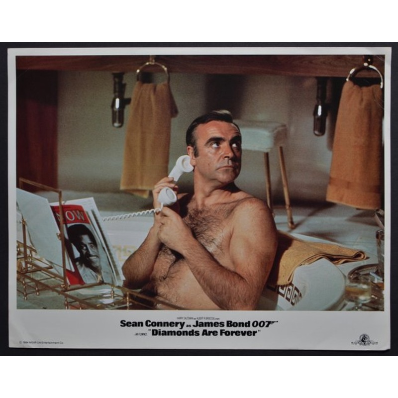 James Bond 007 Diamonds are Forever Lobby Card, UK, 1971 for sale at Pamono