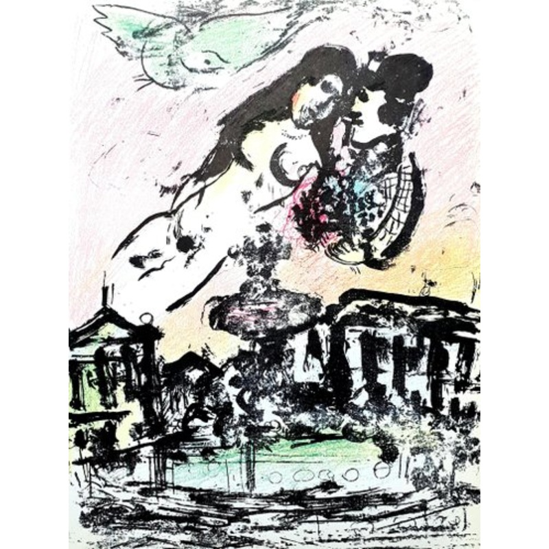 Marc Chagall – Original Lithograph 1963 for sale at Pamono-XAB-718719