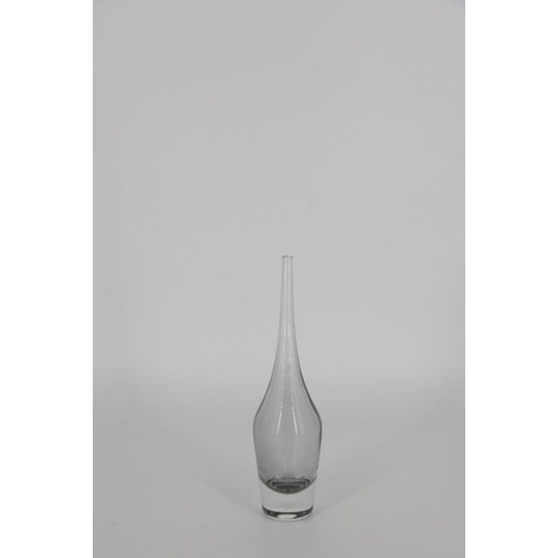 Scandinavian Glass Vase, 1960s for sale at Pamono