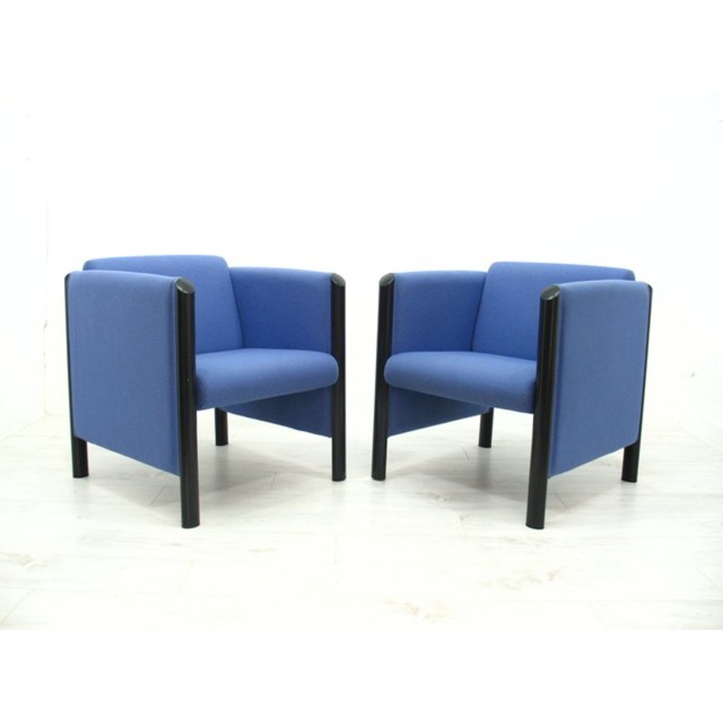 Set of Minimalist Cubis Armchairs from Wilkhahn, 1990s for sale at Pamono