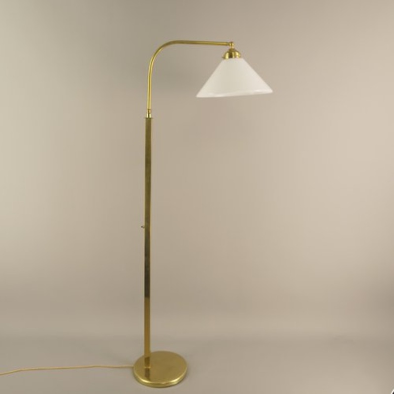 Viennese Art Deco Adjustable Floor Lamp, 1920s for sale at Pamono