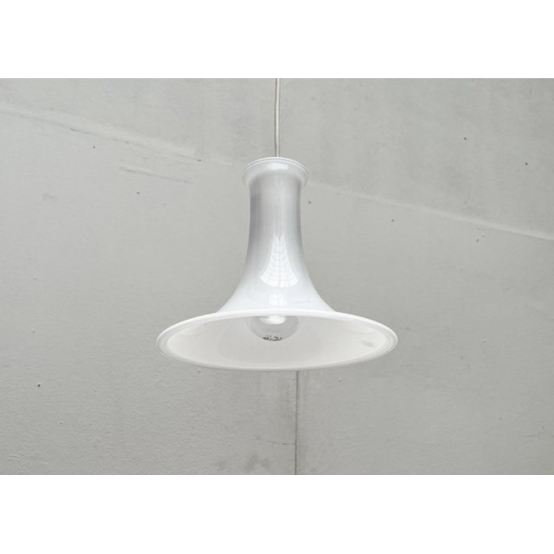 Vintage Danish Model Mandarin Pendel Lille Pendant Lamp by Michael Bang for Holmegaard, 1970s for sale at Pamono