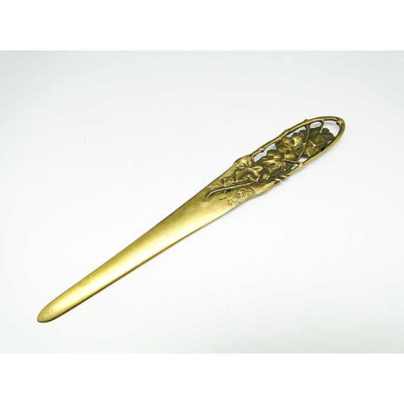 Art Nouveau French Figurative Letters Knife, 1890s for sale at Pamono-BKO-1673290
