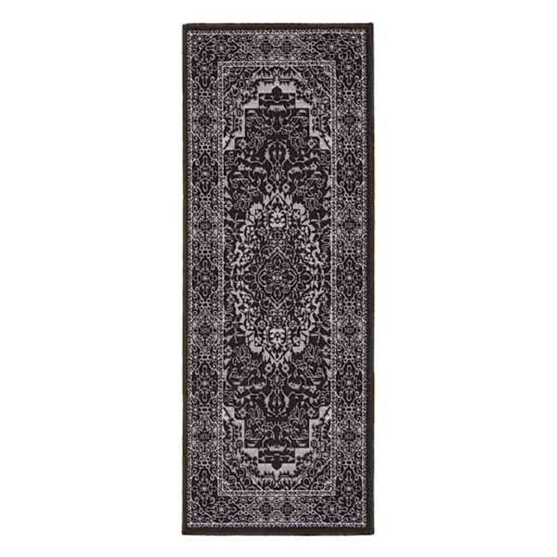 Black Medallion Runner 2×5 | At Home