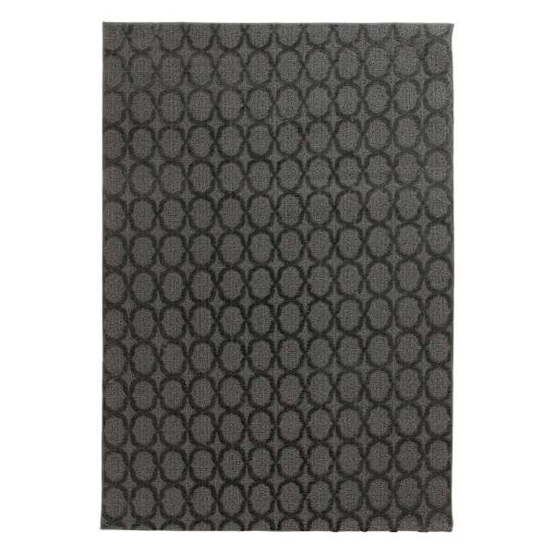 (D601) Verona Grey Contour Area Rug, 8×10