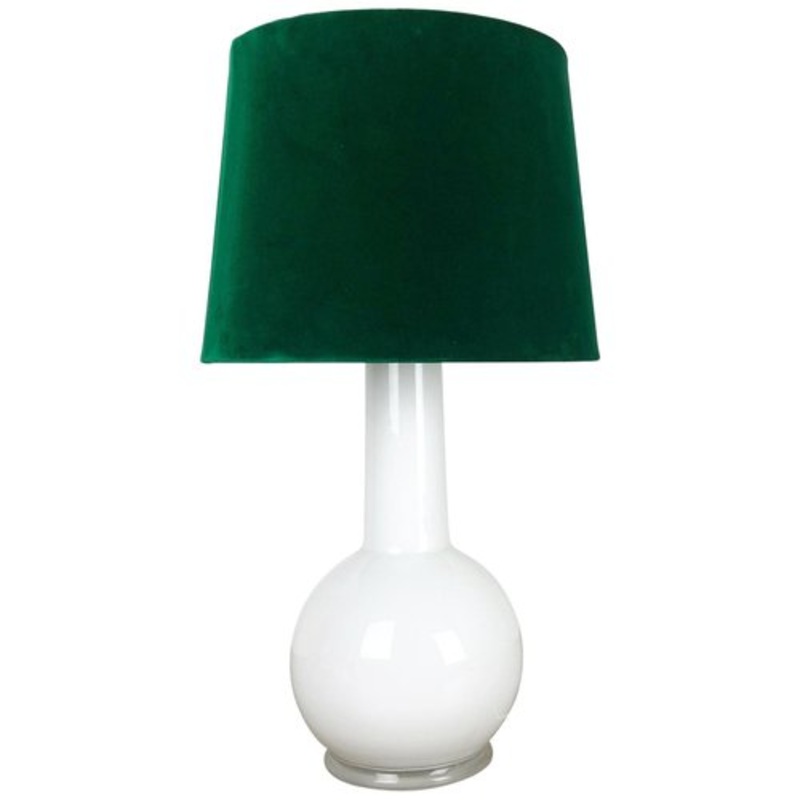 Glass Table Light by Uno & sten Kristiansson for Luxus Vittsj, Sweden, 1970s for sale at Pamono