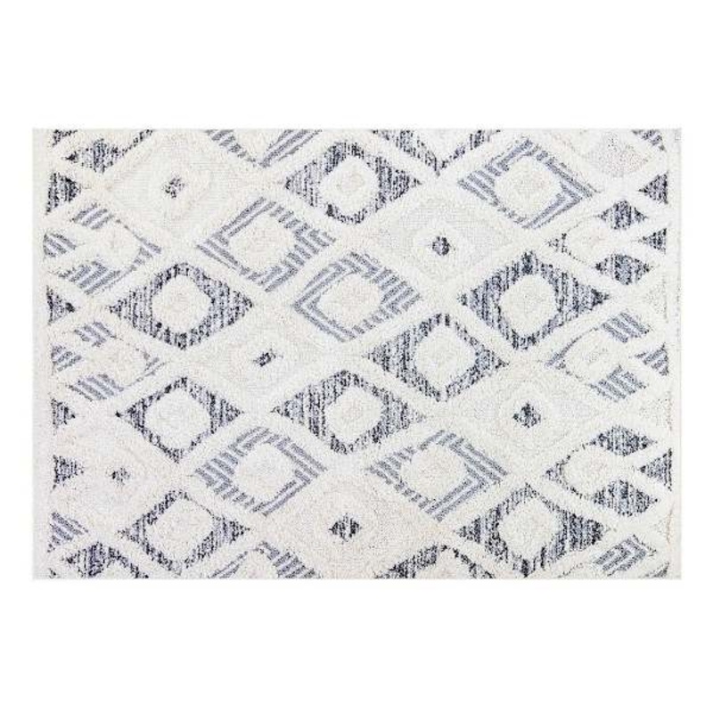 Gloria Cream Diamond Runner Rug | At Home