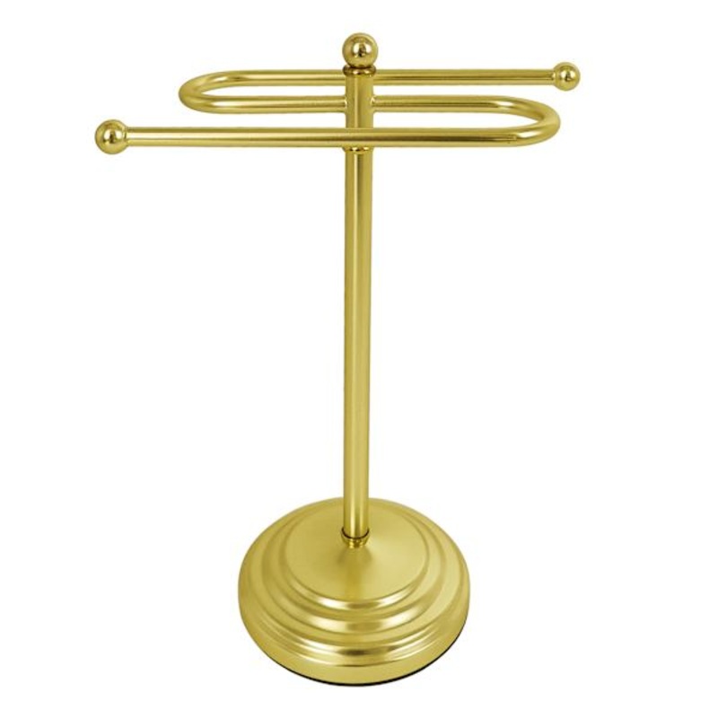Gold Metal Towel Rack, 12.2″