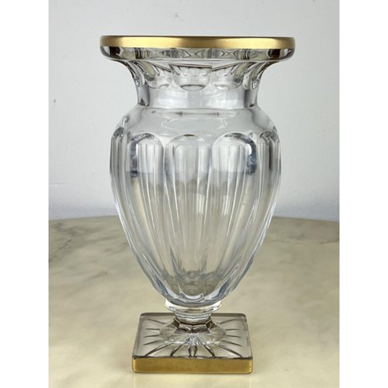Lead Crystal Vase, France, 1980s for sale at Pamono