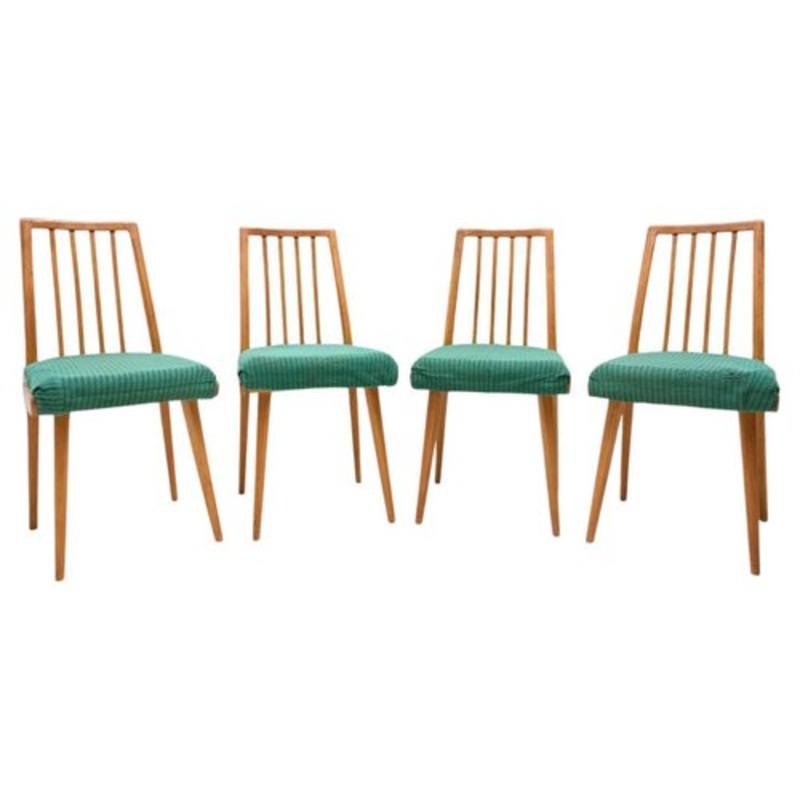Mid-Century Dining Chairs, 1960s, Set of 4 for sale at Pamono