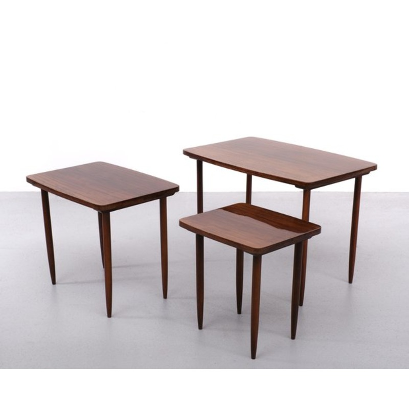 Nesting Tables Mimi Fortuna, Holland, 1968, Set of 3 for sale at Pamono