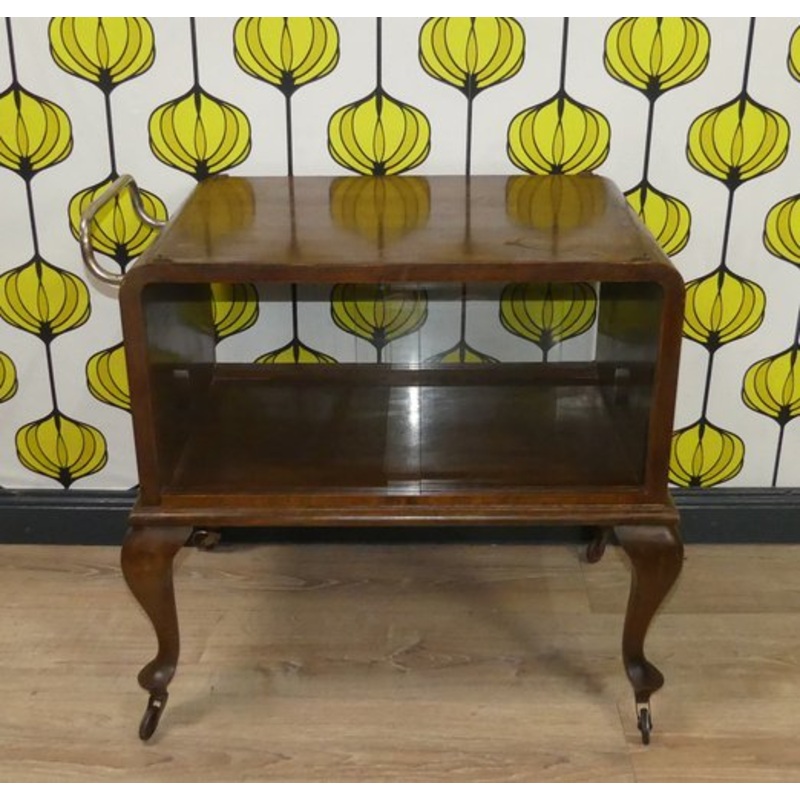 Vintage Chippendale Bar Cabinet in Glass for sale at Pamono