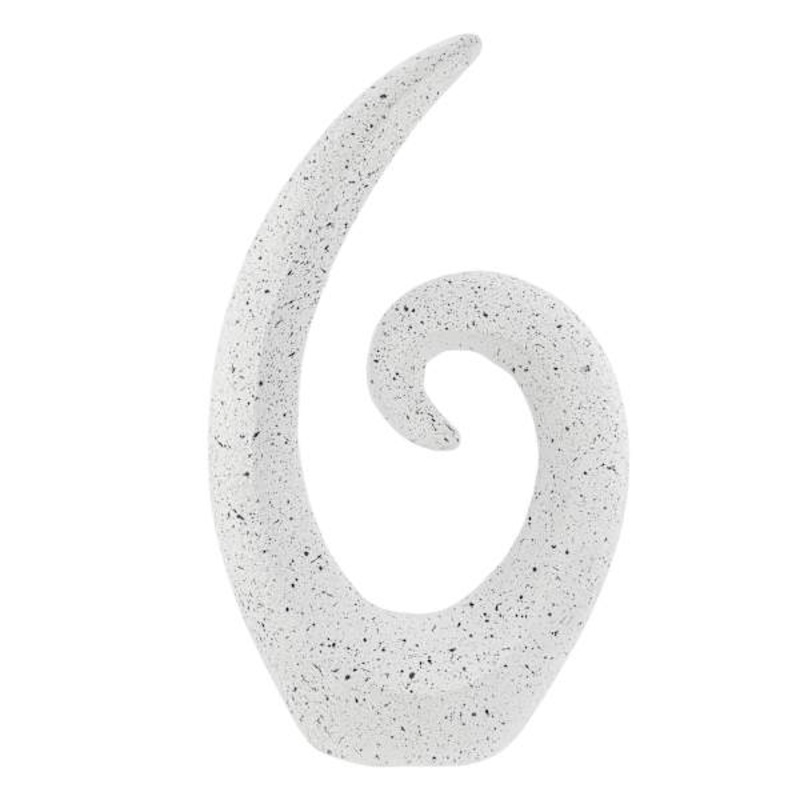 Crosby St. Modern Swirl Outdoor Garden Statue, 21″ | At Home